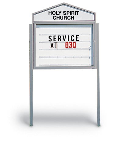 48 x 36" Cathedral Outdoor Readerboards