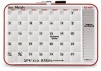 17 x 11" Dry Erase Calendar
