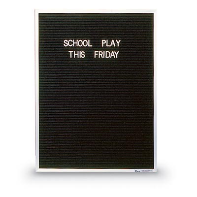 24 x 36" x 3/4" Aluminum Framed Letterboard