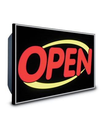 15 x 30" Neo-Lite Open Lighted Sign