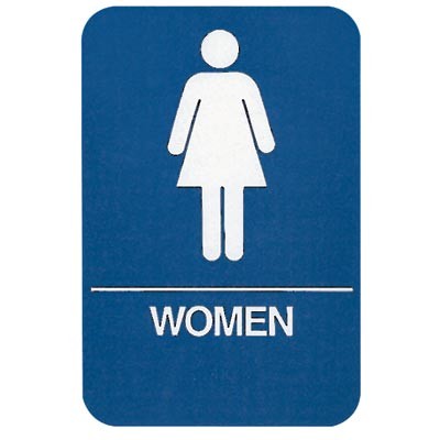 Women Restroom ADA Compliant Sign
