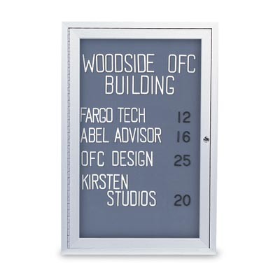 36 x 36" Indoor Enclosed Easy Tack Board