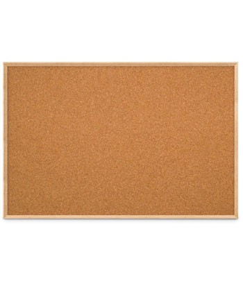 72 x 48" Open Faced Decorative Framed Corkboards