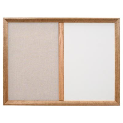 60 x 36" Decorative Framed Dry Erase and Cork Combo Board