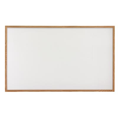 96 x 48" Hardwood Framed Porcelain On Steel Dry/Wet Erase Board