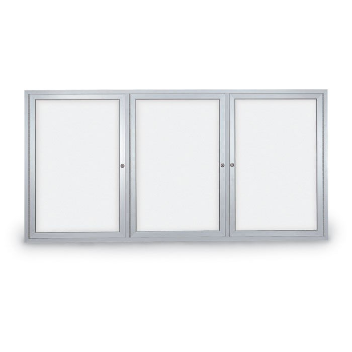 72 x 36" Triple Door Standard Outdoor Enclosed Dry/Wet Erase Board