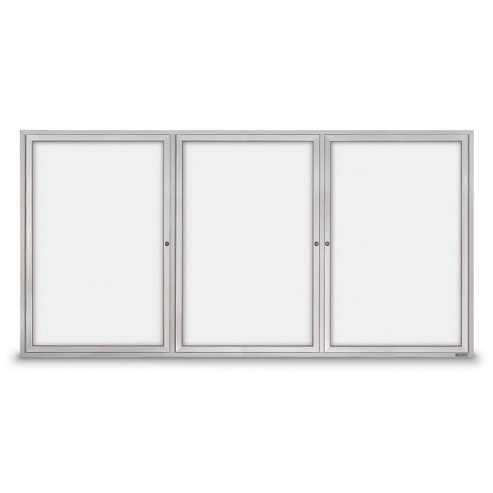 96 x 48" Triple Door Standard Outdoor Enclosed Dry/Wet Erase Board