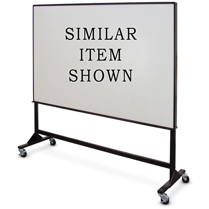 28 x 36"Single Sided Steel Framed Mobile Dry Erase Board