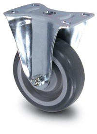 Rigid Replacement Casters for Plastic Basket Trucks