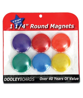 Round Magets- 6 pack