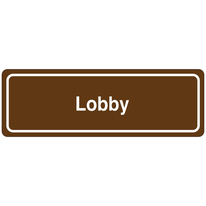 Lobby Directional Sign