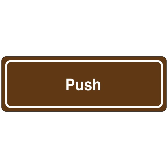 Push Directional Sign