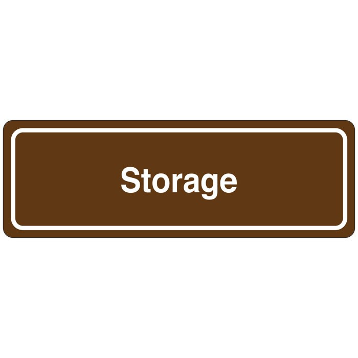 Storage Directional Sign