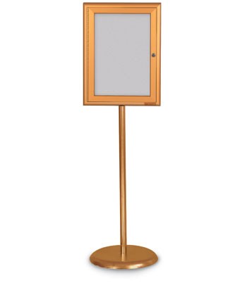 Gold Base/ Gold Frame Pedestal Easy Tack Board