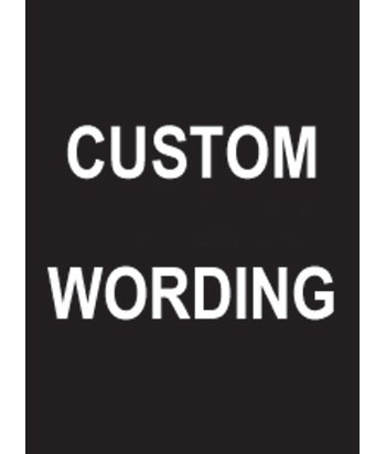9 x 12" Your Custom Wording Acrylic Sign