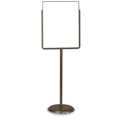 8 1/2 x 11" Bronze Sign/Poster Pedestal Holder