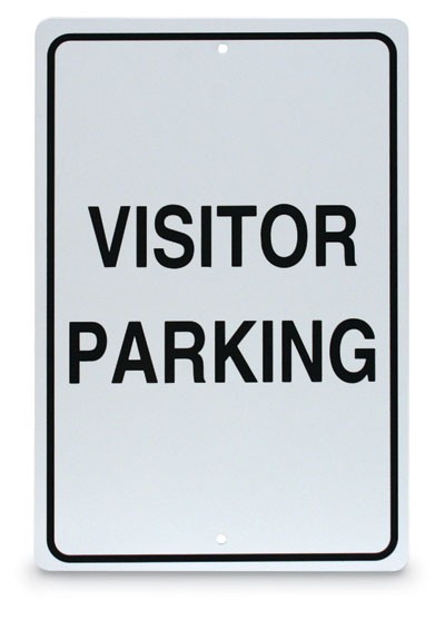 12 x 18" Visitor Parking Sign