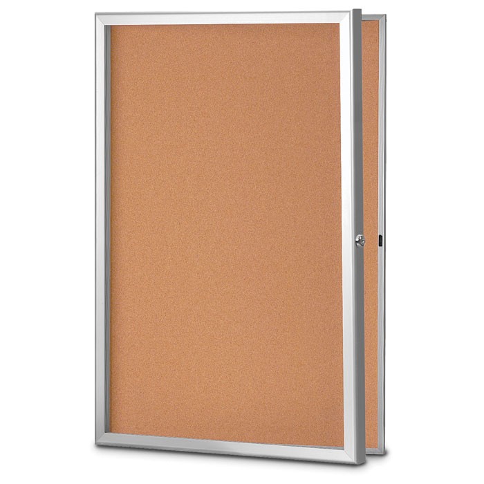 18 X 24 Standard Slim Style Radius Framed Corkboard