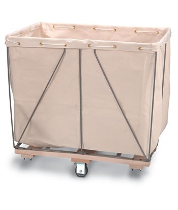 35 1/2 x 27 1/2" x 27" Canvas Liner Basket Truck