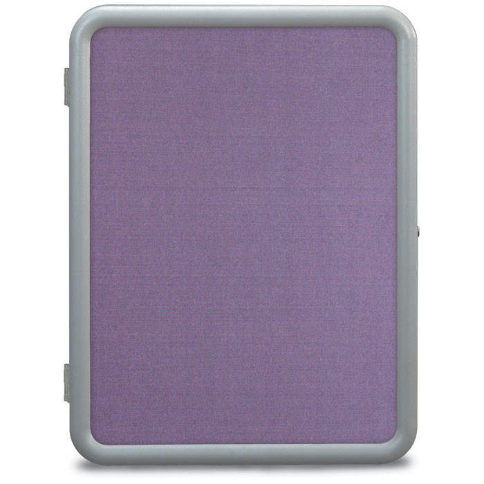 18 x 24" "Image" Enclosed Corkboards- Amethyst Fabricboard