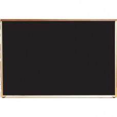 96 x 48" x 3/4" Oak Framed Economy Open Face Chalkboard