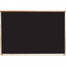 144 x 48" x 7/8" Hardwood Framed Porcelain On Steel Chalkboard