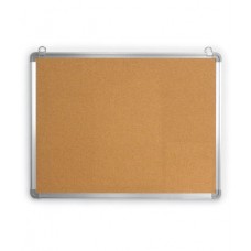 36 x 24" Radius Aluminum Framed Corkboard