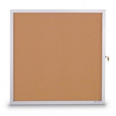 12 x 18" Slim Style Standard Enclosed Corkboard