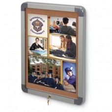 18 x 24" Radius and Hingeless Low Profile Corkboard