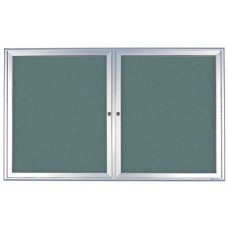 48 x 36" Radius Frame Enclosed Easy Tack Boards