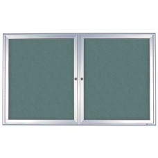 60 x 36" Radius Frame Enclosed Easy Tack Boards