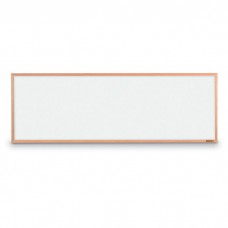 12 x 36" Oak Framed Dry/Wet Erase Board