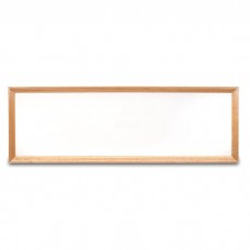 12 x 36" Decorative Wood Framed Dry Erase Board