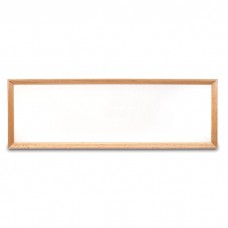 12 x 36" Decorative Wood Framed Dry Erase Board