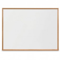 48 x 36" x 3/4" Decorative Hardwood Framed Porcelain On Steel Dry Erase Boards