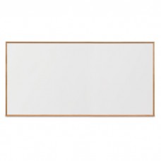 96 x 48" x 3/4" Decorative Hardwood Framed Porcelain On Steel Dry Erase Boards