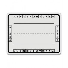 Alphabet Boxes White Dry Erase Board