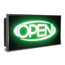 6 x 28" Mirroxy Open Lighted Signs