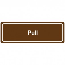Pull Directional Sign