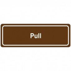 Pull Directional Sign