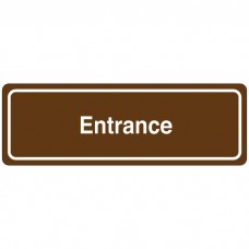 Entrance Directional Sign