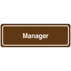 Manager Directional Sign