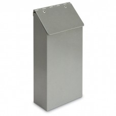 5 x 10" x 2" One Pocket Aluminum Pamphlet Dispenser