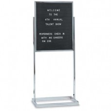24 x 36" Black Plastic Letterboard Insert