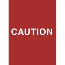 9 x 12" Caution Acrylic Sign