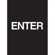 9 x 12" Enter Acrylic Sign