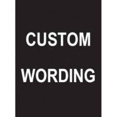 9 x 12" Your Custom Wording Acrylic Sign