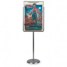 24 x 36" Chrome Sign/Poster Pedestal Holder