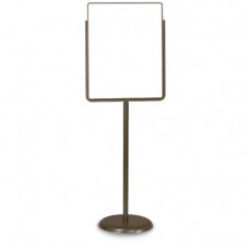 7 x 11" Bronze Sign/Poster Pedestal Holder