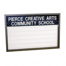 84 x 60" Single Face Non-Illuminated Heavy-Duty Outdoor Enclosed Readerboard